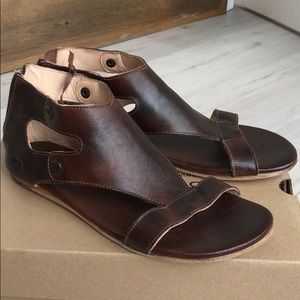 Bed Stu Brown Leather Sandals